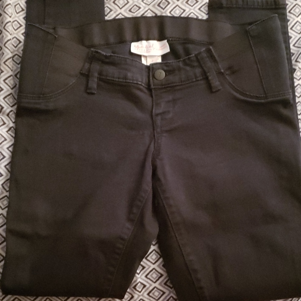 Isabel Maternity Black Skinny jeans